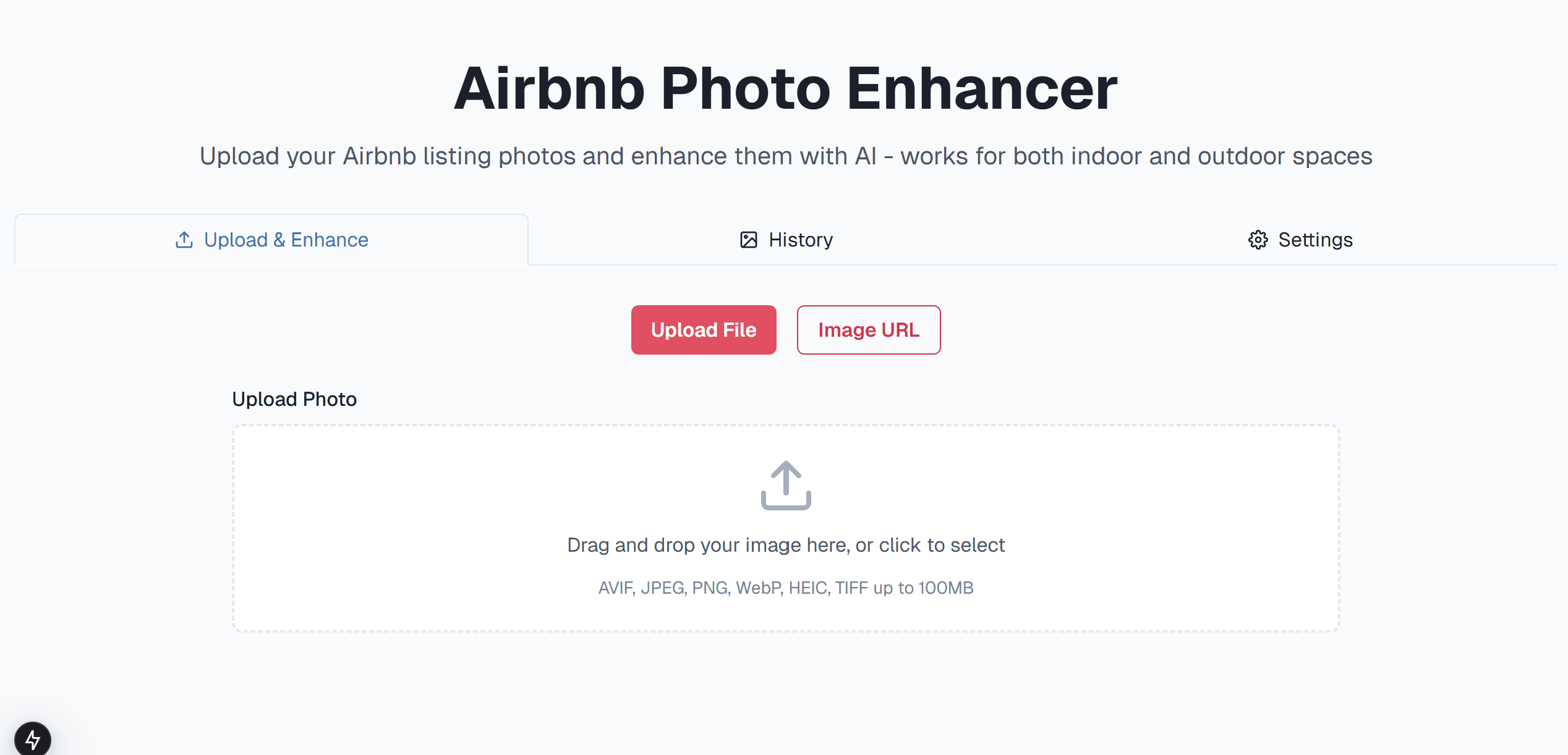 AI-Powered Airbnb Image Optimizer screenshot 1