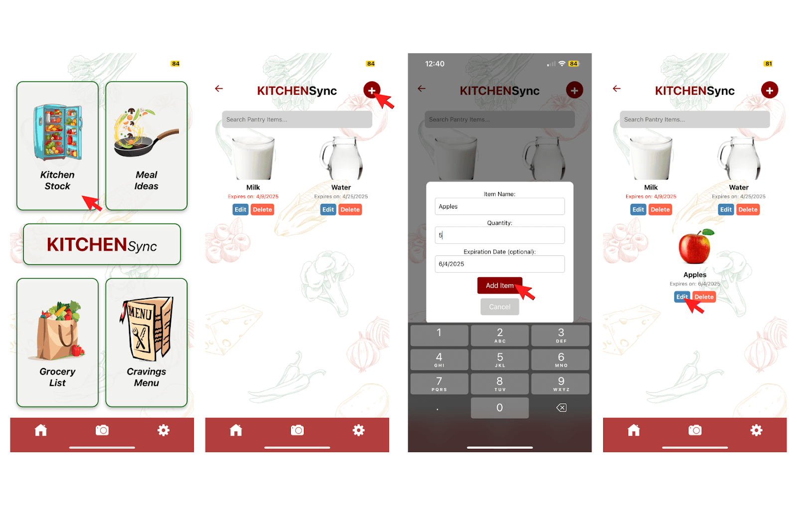 KitchenSync - Smart Pantry Management screenshot 1
